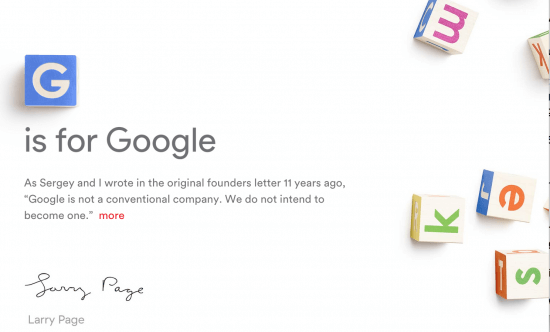 Google Alphabet Launch Site